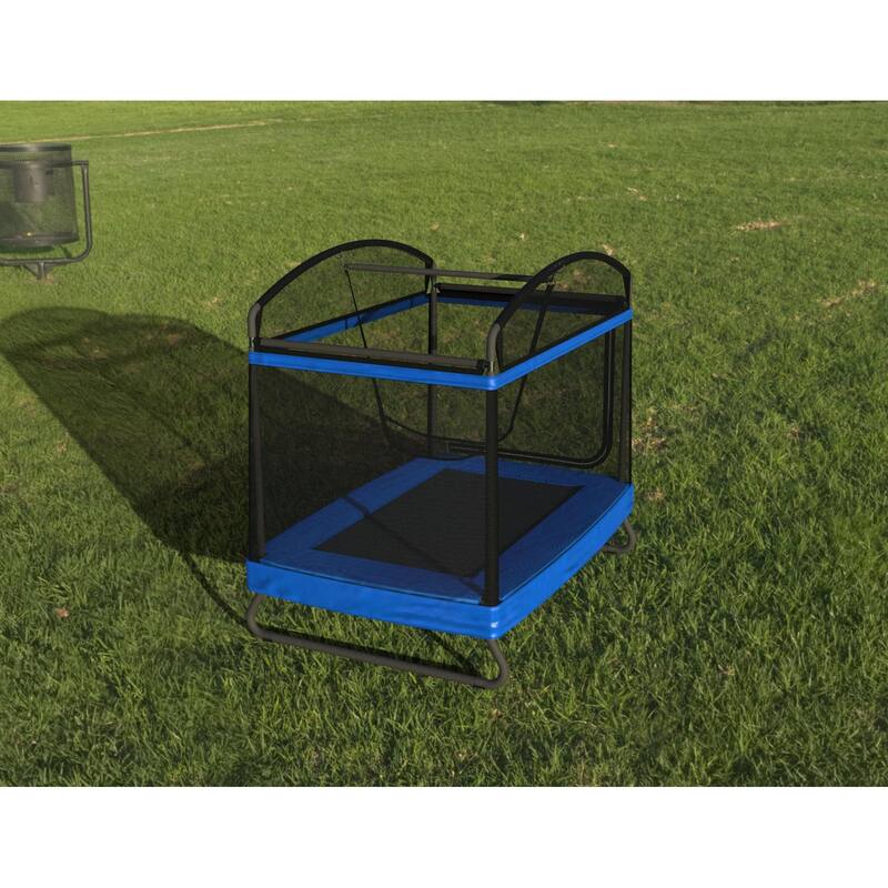 4*6ft trampoline with guard net+swing
