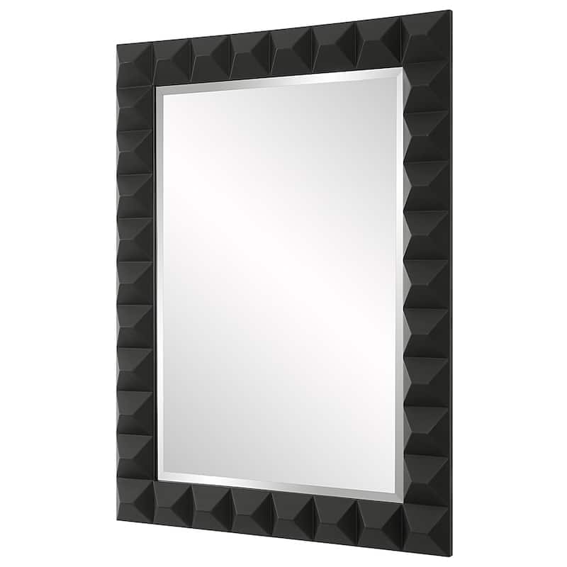 Beveled 3 Dimensional Studded Wall Mirror - 43.25"