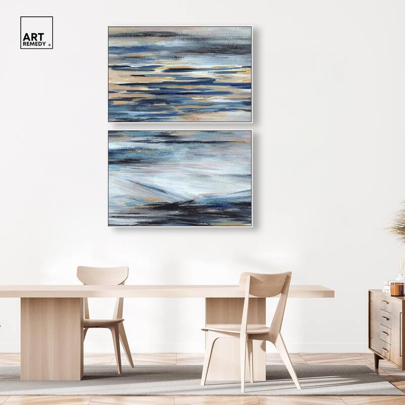 Endless Sea Canvas Set of 2 by Art Remedy