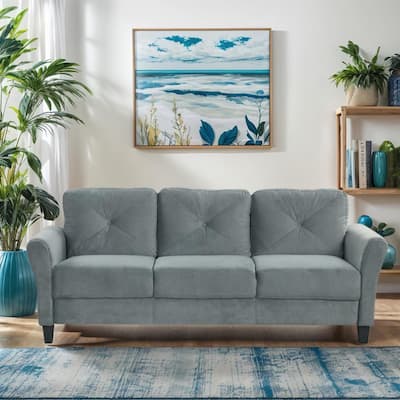 Couch Comfortable Sectional Couches and Sofas for Living Room Bedroom Office Small Space, 3 Seat