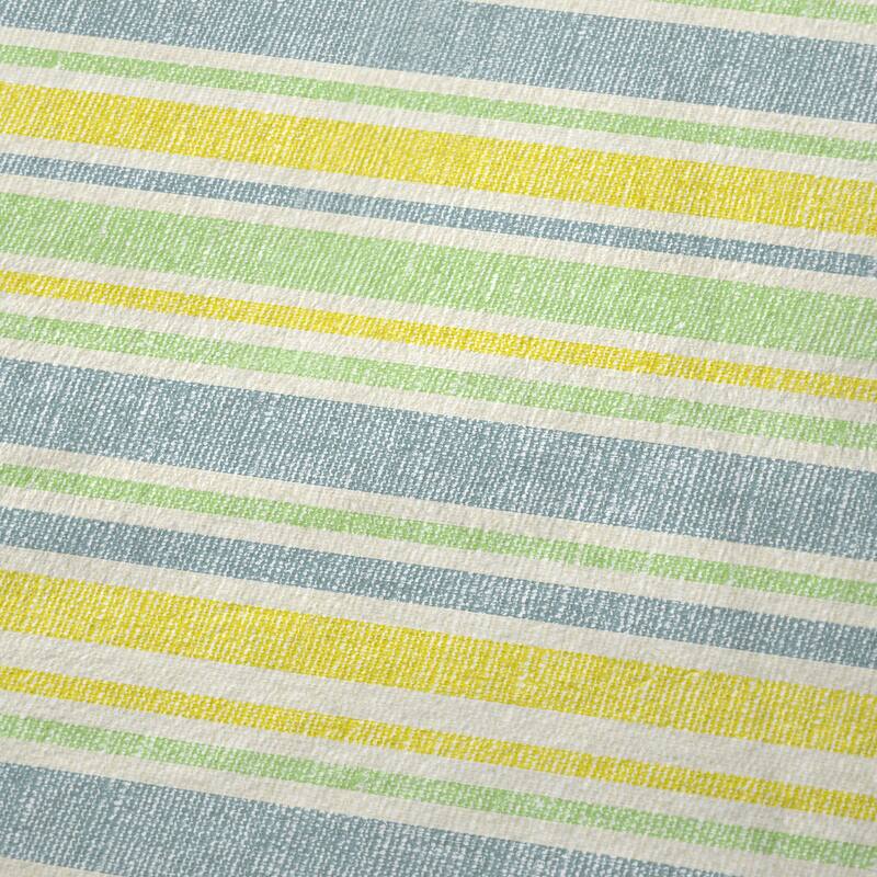 Premium Machine Washable Modern Stripe Sherpa Throw Blanket
