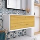 preview thumbnail 17 of 35, Bathroom Vanity in F.Oak with Integrated Solid Surface Top