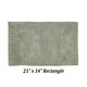 preview thumbnail 24 of 77, Better Trends Bath Rug 100% Cotton Water Absorbent Tufted Bathroom Rugs for Shower, Sink Mats Machine Wash Granada Collection