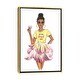 preview thumbnail 4 of 7, iCanvas "Resting Brunch Face" by Rongrong DeVoe Framed Gold - 26x18
