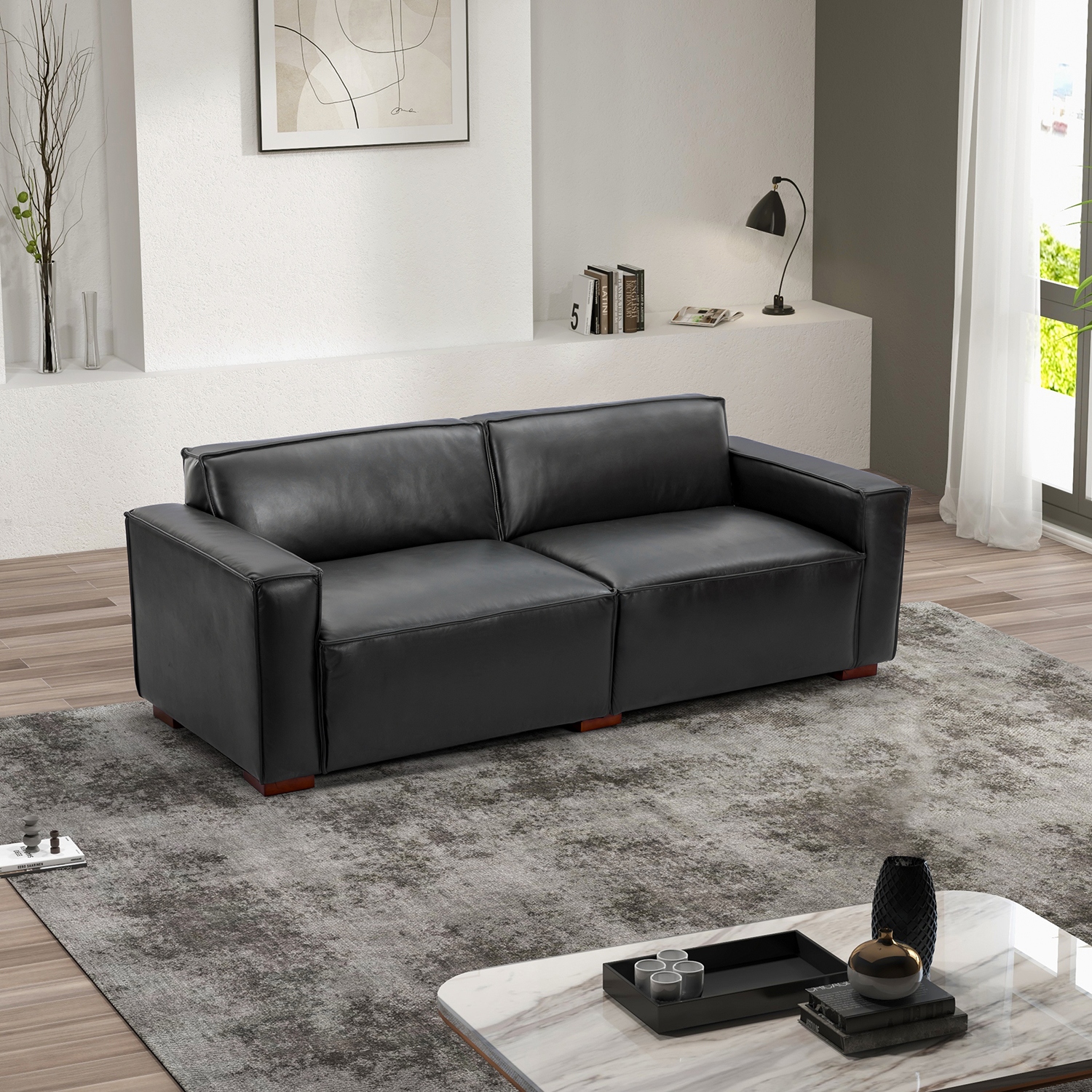 Leather modular lounge suites clearance