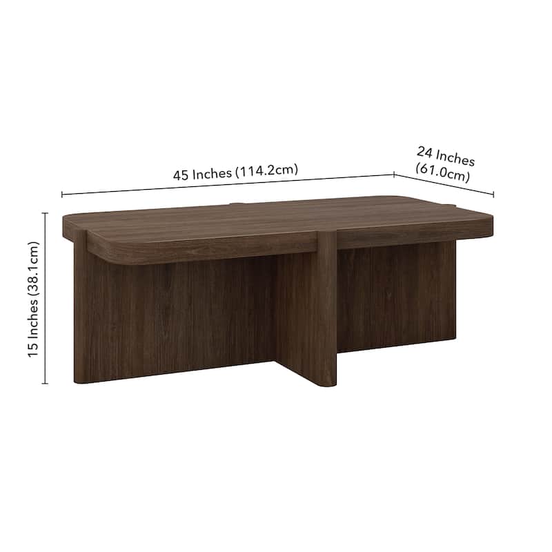 Laguna 45" Wide Rectangular Coffee Table - 45" Wide