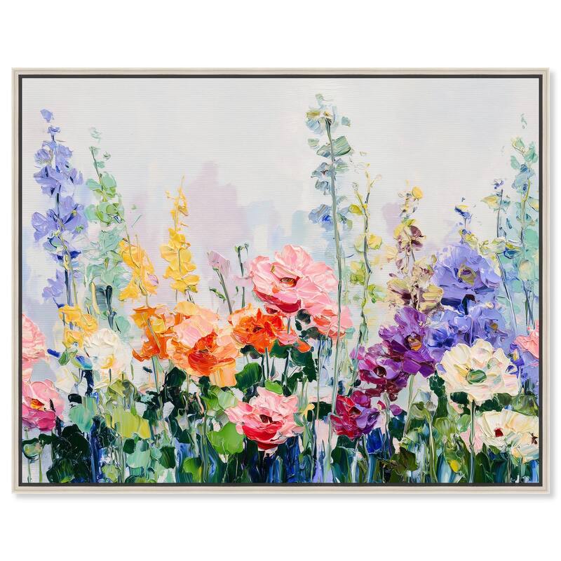 Summer Abundance II Canvas by Art Remedy - Silver - 24" x 20"