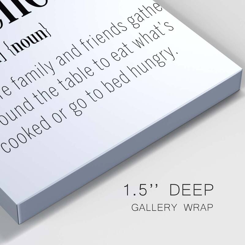 Kitchen DefinitionPremium Gallery Wrapped Canvas Ready to Hang Bed