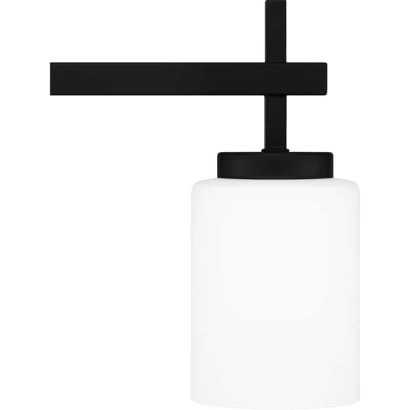 Wilburn 4-Light Integrated LED Matte Black Vanity Light