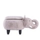 preview thumbnail 5 of 13, Animal Elephant Storage Upholstered Kids Ottoman