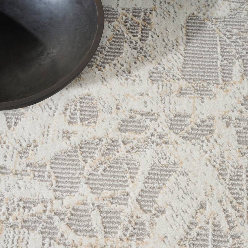 Calvin Klein CK950 Rush Indoor only Grey Abstract Area Rug