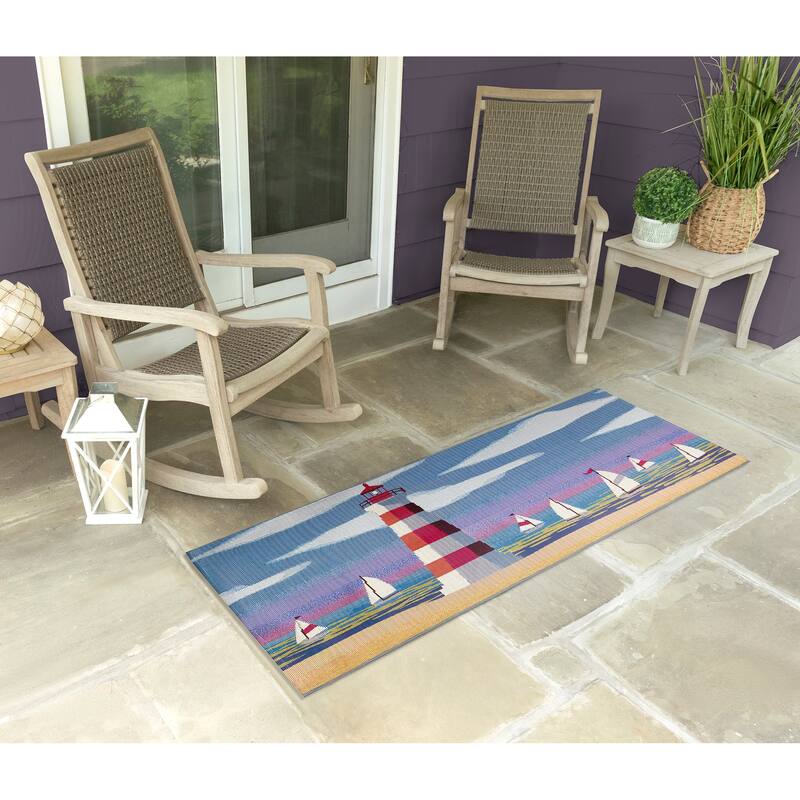 Liora Manne Esencia Lighthouse Indoor/Outdoor Mat