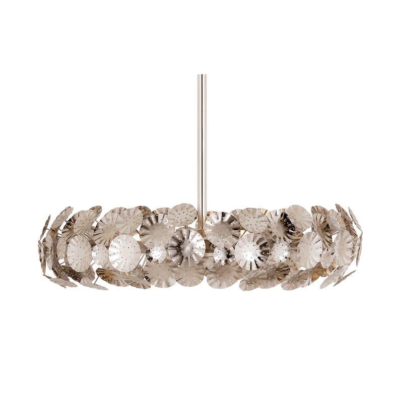 Camora 26-inch Wide 3-Light Chandelier in Nickel