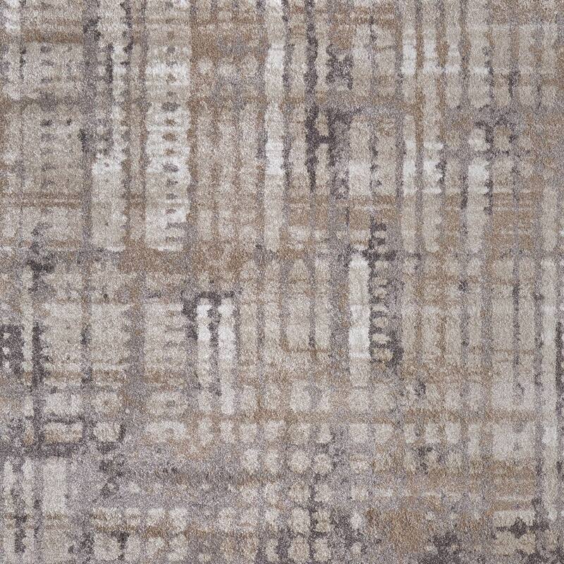 HomeRoots Abstract Industrial Rectangle Area Rug