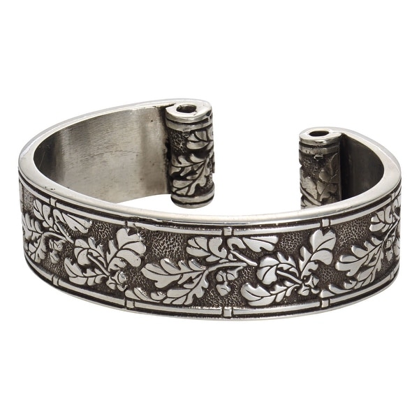 Floriana Women S Oak Leaves And Acorns Pewter Cuff Bracelet Floriana Women X27 S Oak Leaves And Acorns Pewter Cuff Bracelet