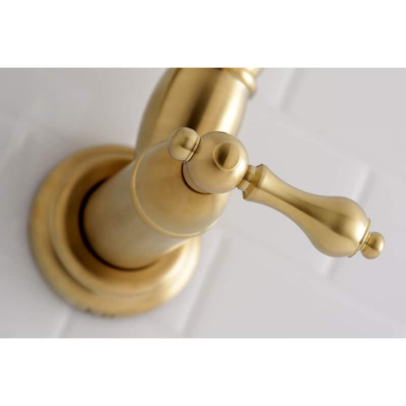 Restoration Wall Mount Pot Filler Kitchen Faucet