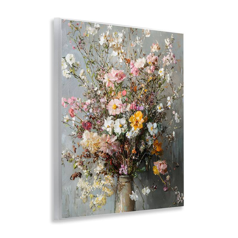 Stupell Overflowing Spring Flowers Wall Plaque Art Design By Franklyn Gregory