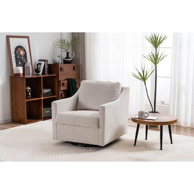 Modern Upholstered armchair Swivel Chair