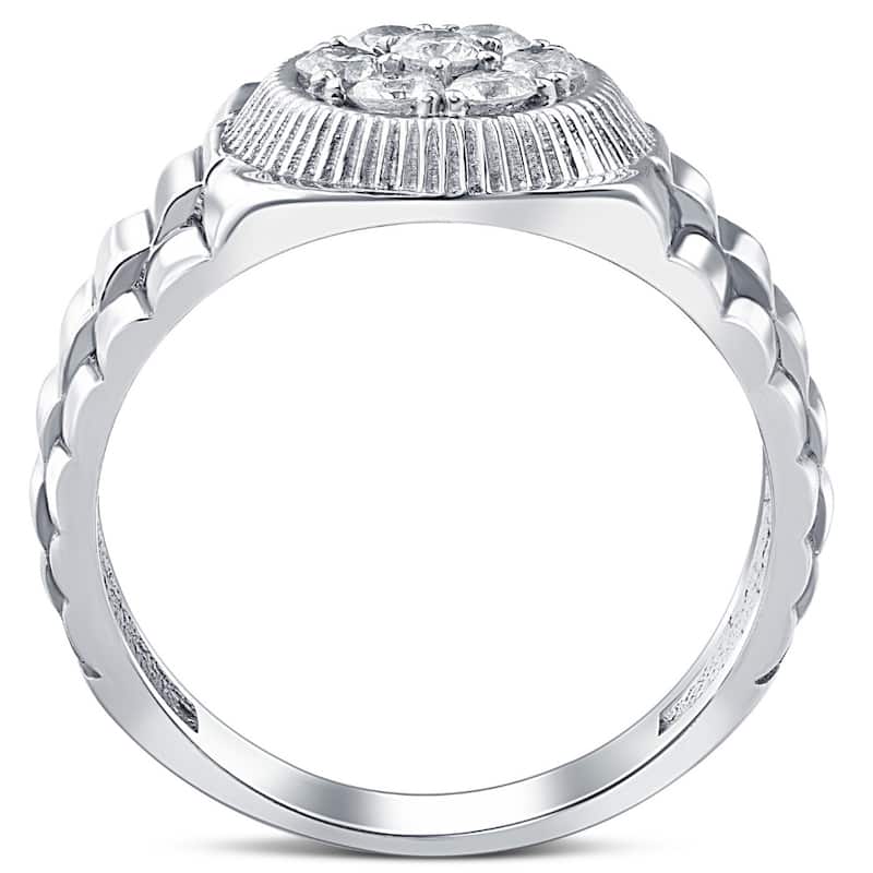 Men's 3/4 Ct T.W. Diamond Ring 14k White Gold