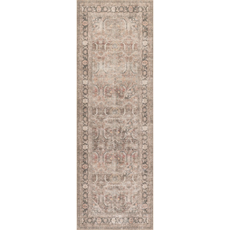 Nuloom Hillstone Collection Traditional Vintage Medallion Area Rug