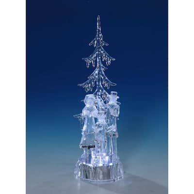 LED Lighted Choir Winter Christmas Tree Decoration - 13"