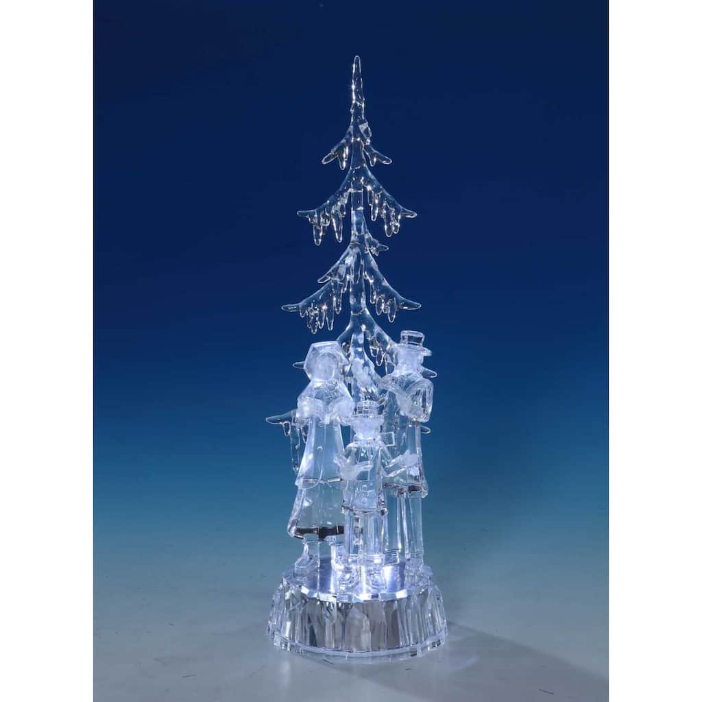 LED Lighted Choir Winter Christmas Tree Decoration - 13"