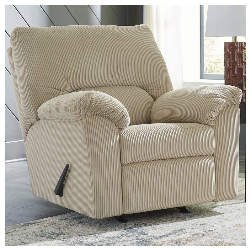 Signature Design by Ashley SimpleJoy Rocker Recliner - Beige