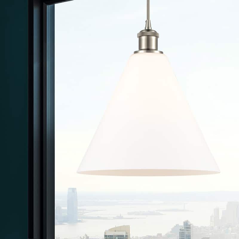 Innovations Lighting 516-1P-15-12 Berkshire Pendant Berkshire 12" Wide