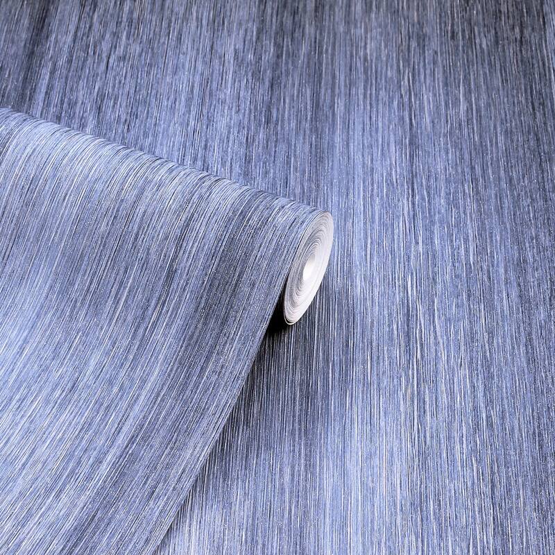 Arthouse Ephraim Dark Blue Radiance Plain Wallpaper