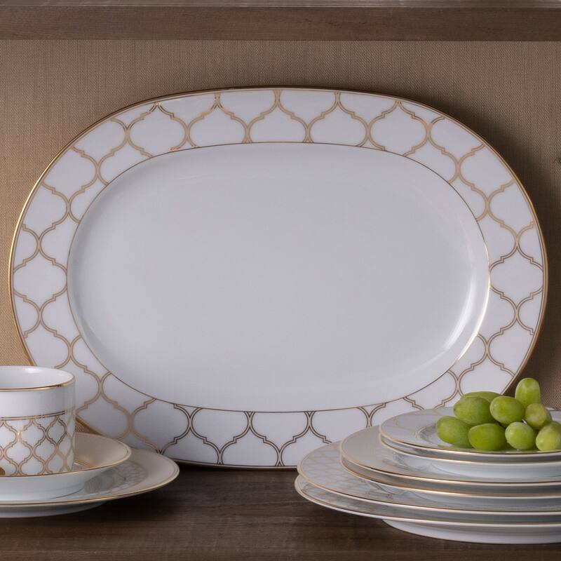 Eternal Palace Oval Platter, 14"
