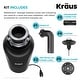 preview thumbnail 119 of 137, KRAUS Kore Workstation Drop-In Stainless Steel Kitchen Sink