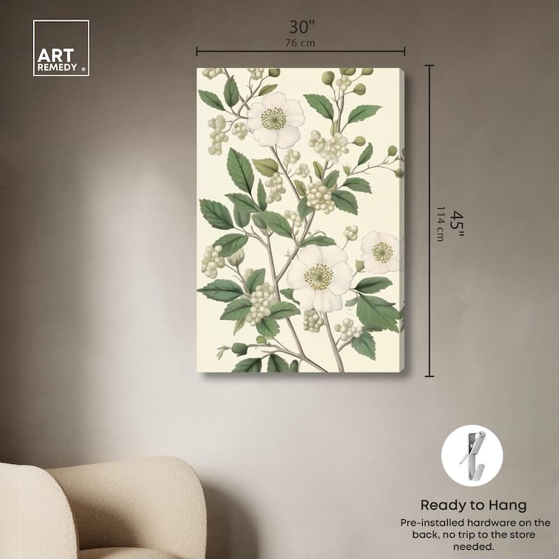 White Cherokee I Canvas by Art Remedy, Gallery Wrapped