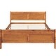 preview thumbnail 23 of 97, Wood Frame Platform Bed with Curved Headboard and Footboard
