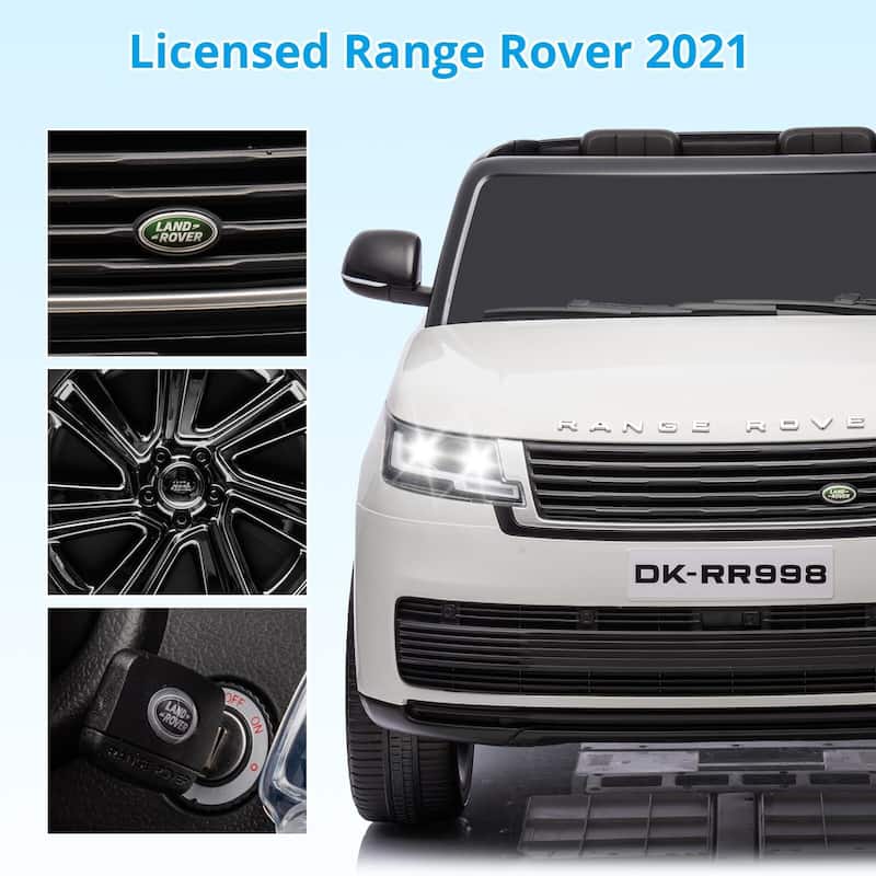 24V 2-Seater Licensed Land Rover Ride On Car Toy