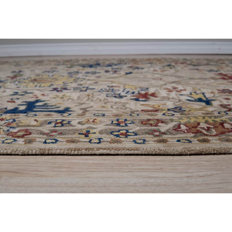EORC Area Rug for Bedroom and Home Décor - Handmade Wool Rug Provides