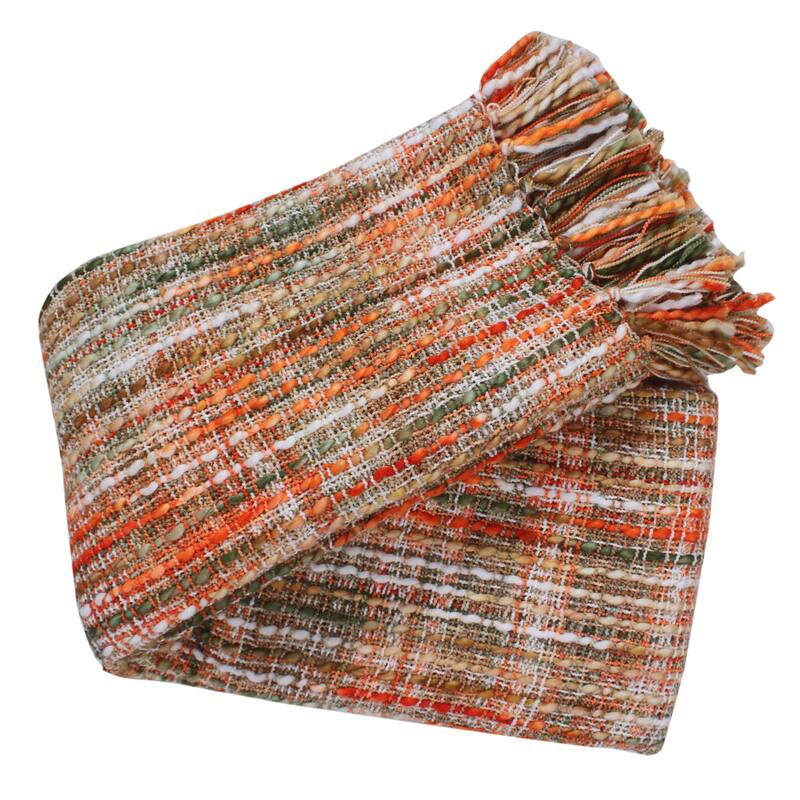 Florence Luxury Throw Blanket 50x60 Soft Cozy Throw for Sofa and Bed.