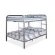 preview thumbnail 6 of 4, Furniture of America Hind Modern Metal Full over Full Bunk Bed