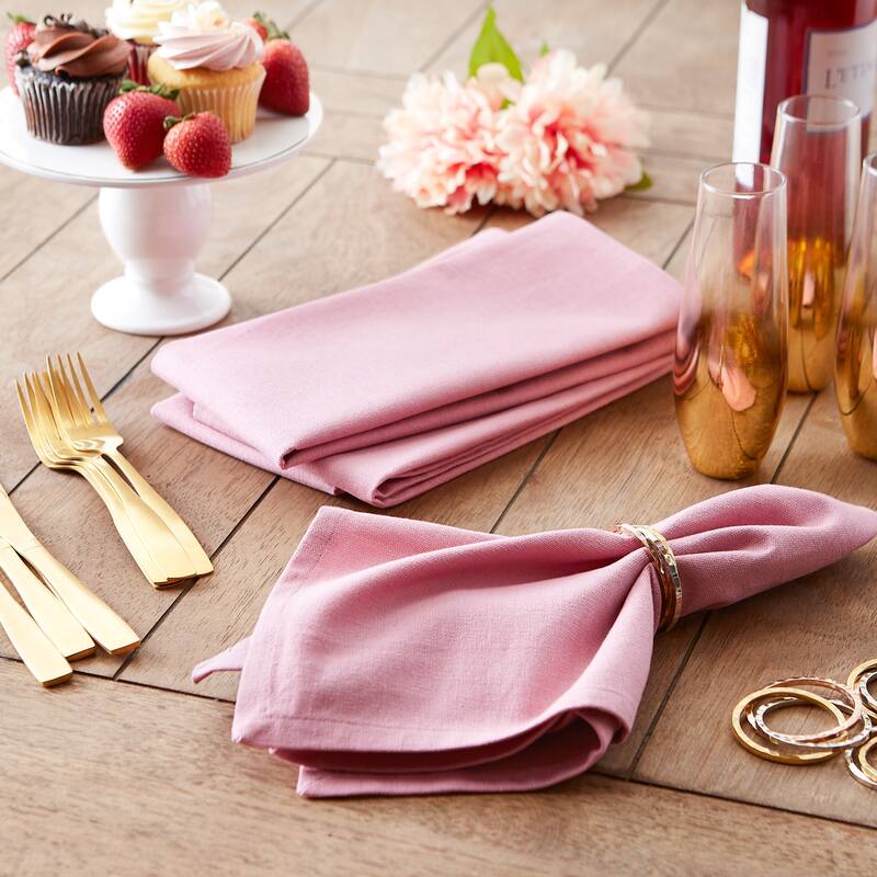 DII Solid Cotton Napkin Set/6