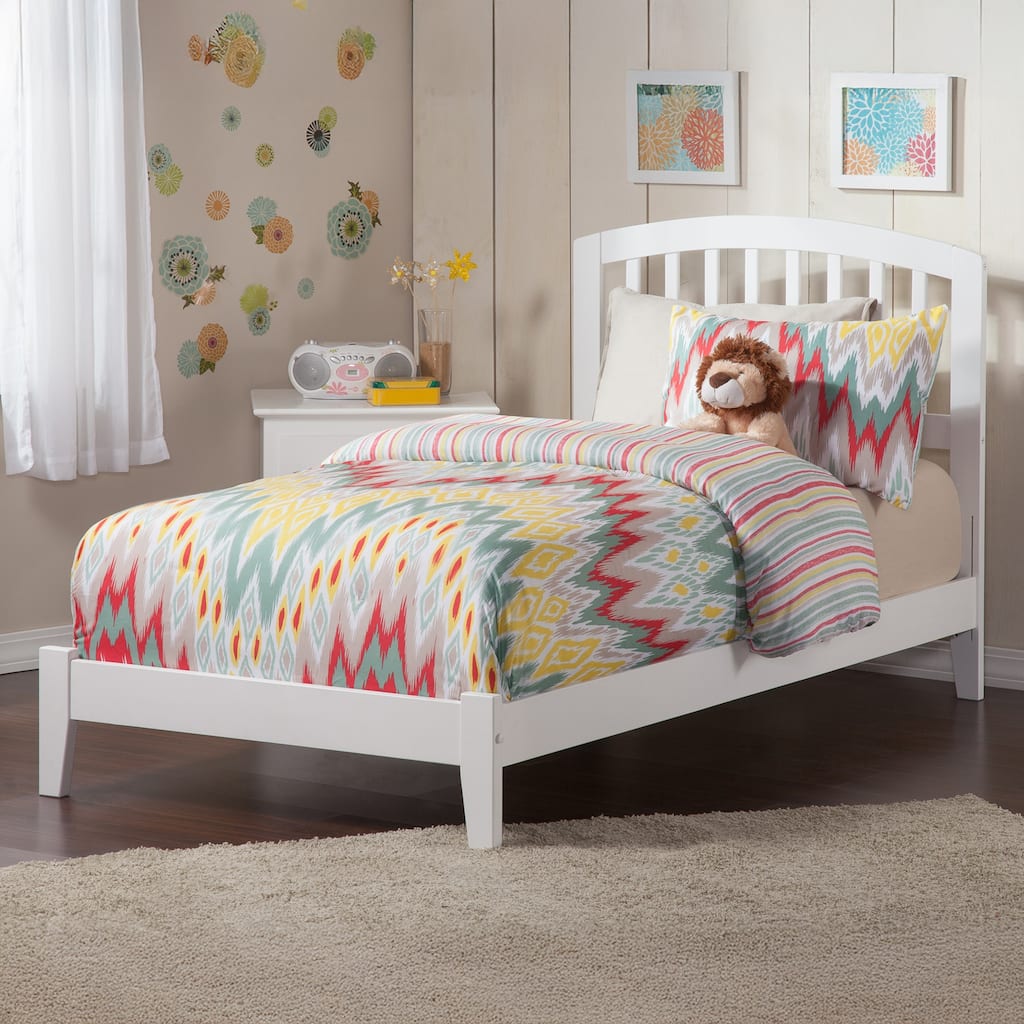 Richmond Twin XL Foundation Bed Frame in White