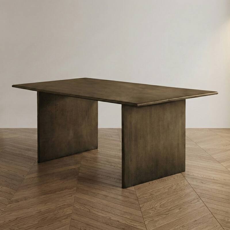 Furniture of America Velez Mid-Century Modern 72-inch Solid Wood Dining Table - Natural Tone