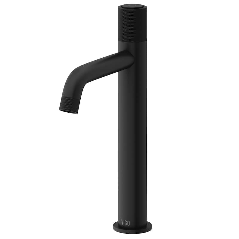 VIGO Apollo 12" H Single Handle Single Hole Bathroom Vessel Faucet