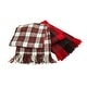 preview thumbnail 8 of 18, Glitzhome 50 x 60 Knitted Acrylic Plaid Woven Throw Blanket with Tassels