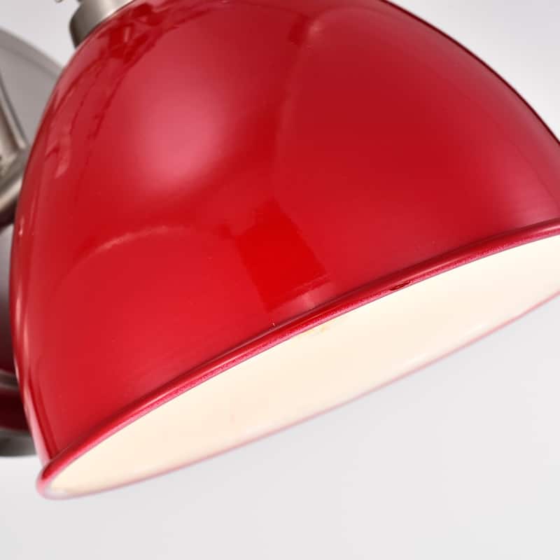 1-Light Industrial Wall Light Bath Sconce with Shad - 7.5"x7.5"x6"