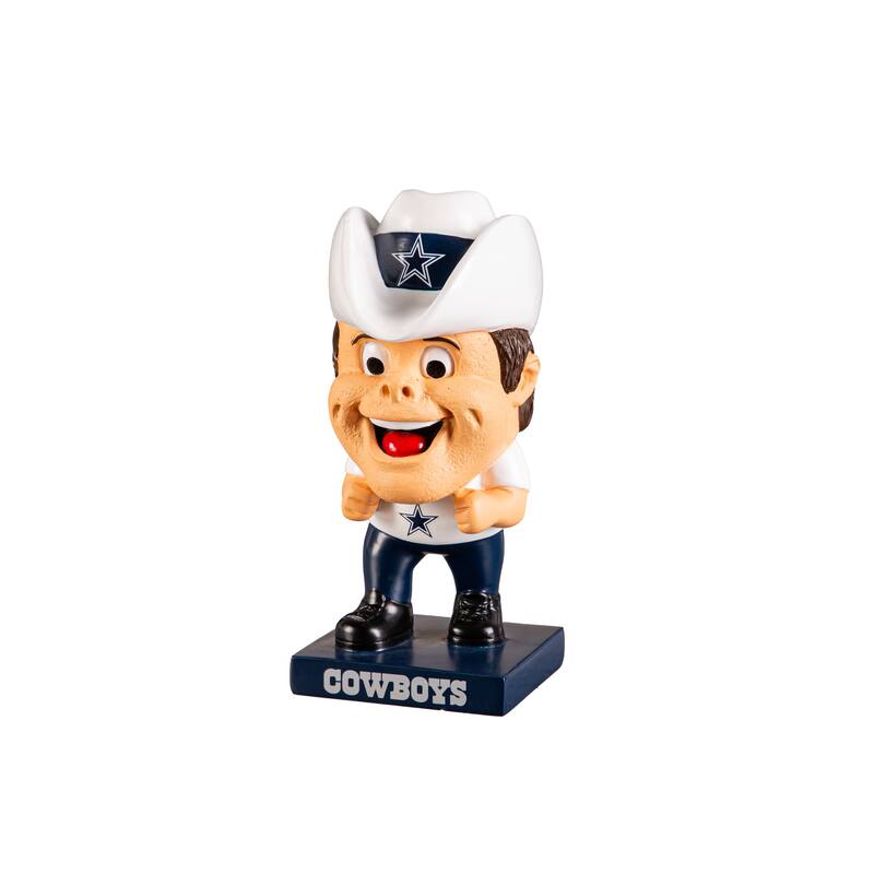 NFL Team Lil Big Head Resin Indoor/Outdoor Garden Desk Statue - Dallas Cowboys Mascot