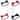 Hudson Baby Infant Girl Headbands 5pk, Red Bandana, 0-24 Months - Red Bandana