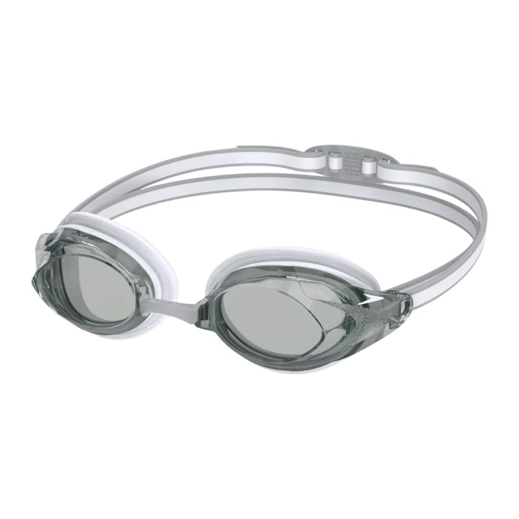 Women's Vanquisher 3.0 Mirrored Swimming Goggles, Junior, White/Steel