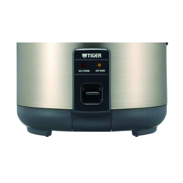 Tiger JNPS10U 5.5 Cup Capacity White Rice Cooker w/ Spatula & Cup