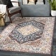preview thumbnail 8 of 55, Artistic Weavers Elmas Traditional Persian Medallion Area Rug 5'3" x 7'3" - Dark Brown