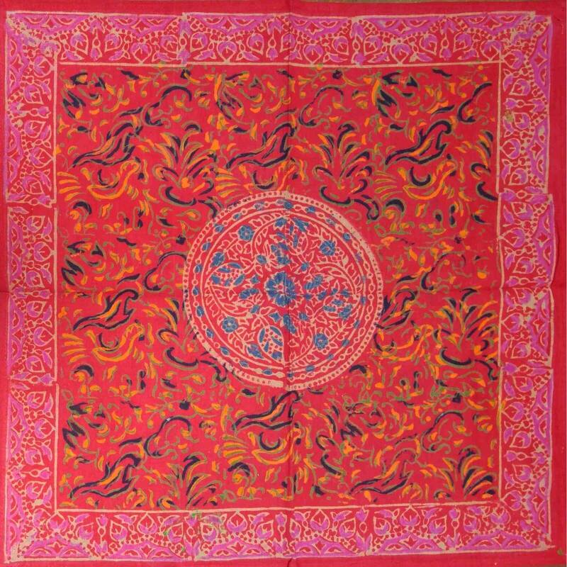 Sanganer Cotton Floral Tablecloth Collection