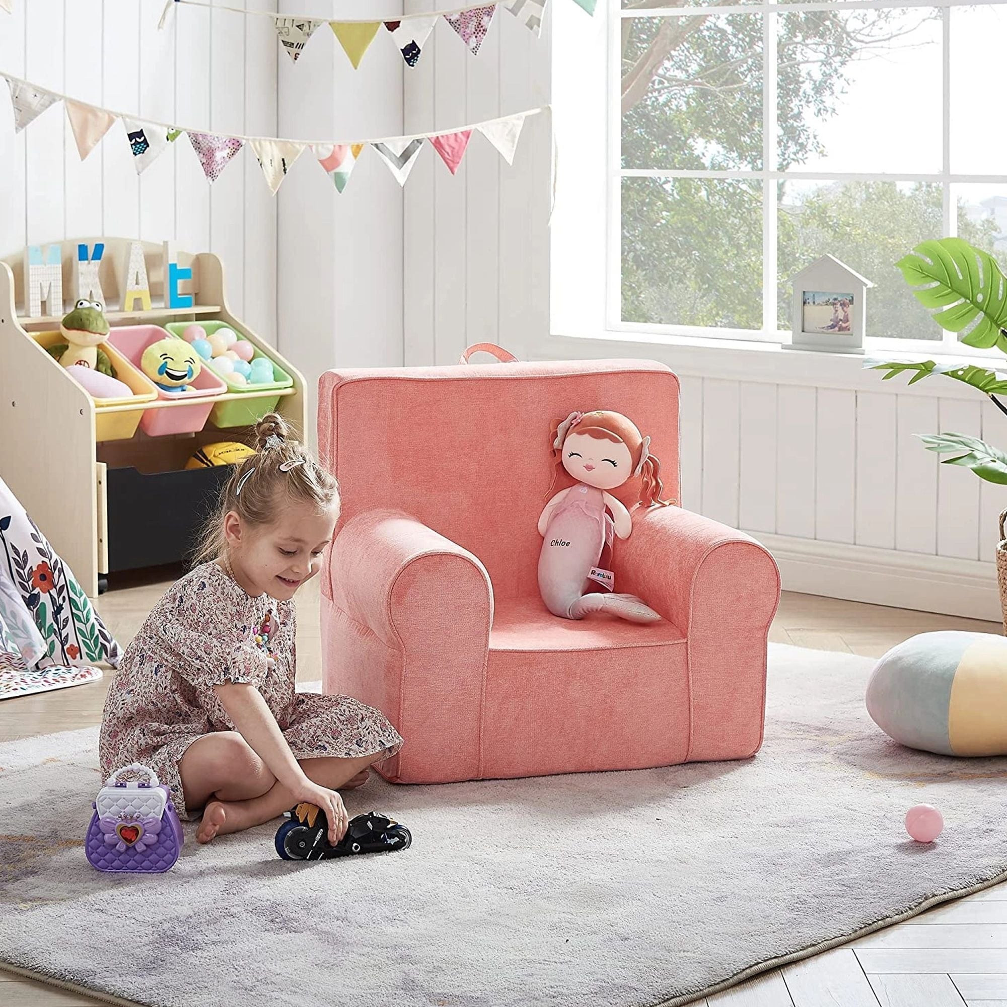 Light Pink Anywhere Chair®, Kids Armchair
